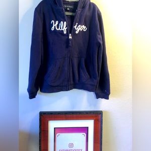 Boys 6t Tommy Hilfiger blue jacket hoodie